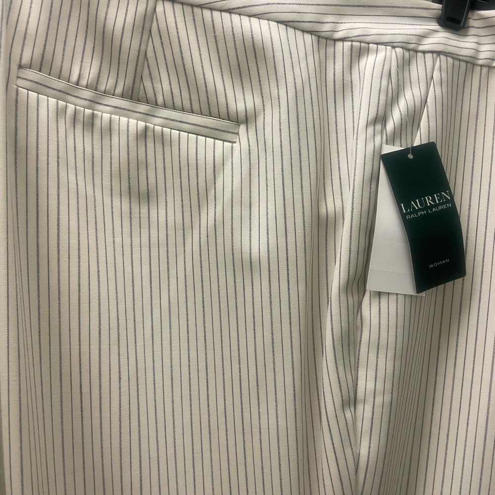 NWT Ralph Lauren Pinstripe Pants 18W - Picture 3 of 13